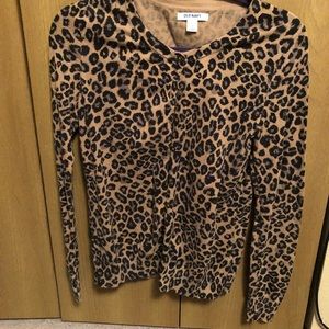 Leopard print sweater